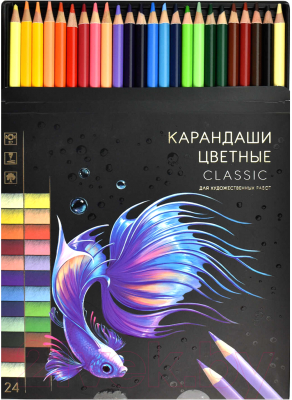 Набор цветных карандашей Феникс+ Классик / 64098