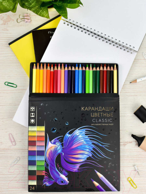 Набор цветных карандашей Феникс+ Классик / 64098