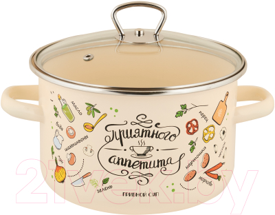 Кастрюля Appetite Приятного аппетита 1RD201S - фото