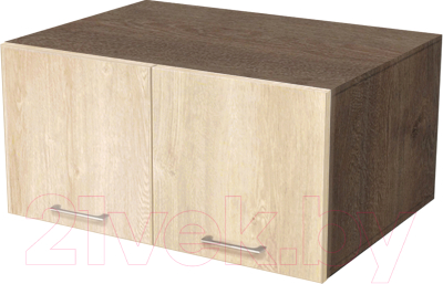 Антресоль Артём-Мебель СН 124.14 (дуб экспрессив бронзовый/дуб экспрессив песочный) - фото