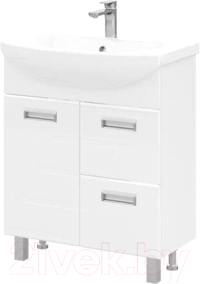 Тумба под умывальник Volna Joli 70.1D.2Y Балтика (напольная) - фото