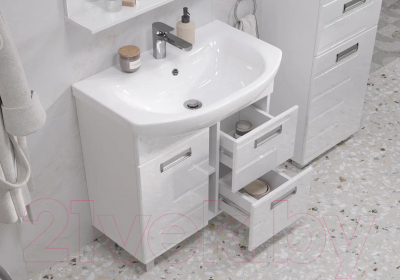 Тумба под умывальник Volna Joli 70.1D.2Y Балтика (напольная)