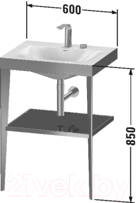Тумба с умывальником Duravit XViu XV4714EB140