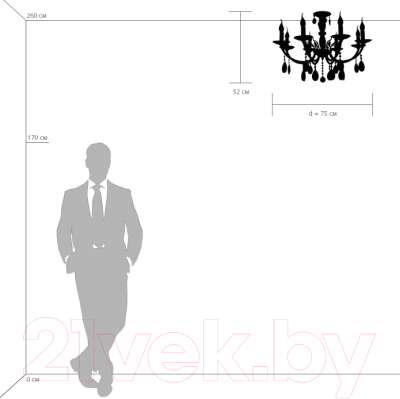 Люстра Osgona Stregaro 694082