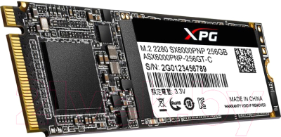 SSD диск A-data XPG SX6000 Pro 256GB (ASX6000PNP-256GT-C) - фото