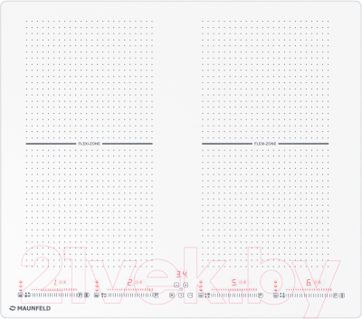 Индукционная варочная панель Maunfeld CVI594SF2WH - фото
