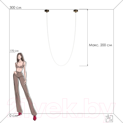 Потолочный светильник Loftit Lori 10230/4000