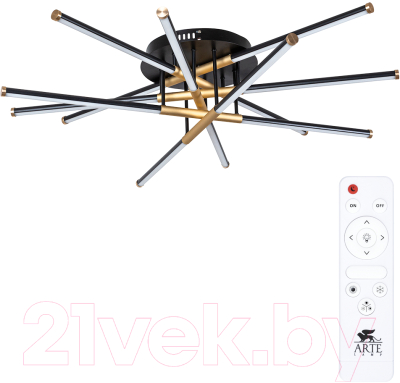 Люстра Arte Lamp Fernando A2199PL-6BK