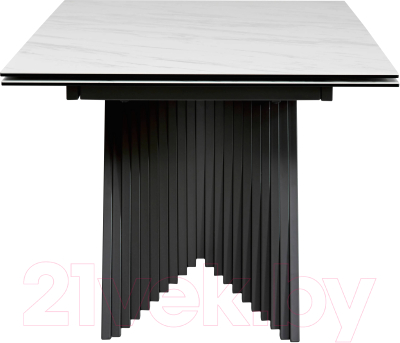 Обеденный стол M-City Ivar 200 Marbles KL-99 / 626M05303 (белый мрамор/керамика)