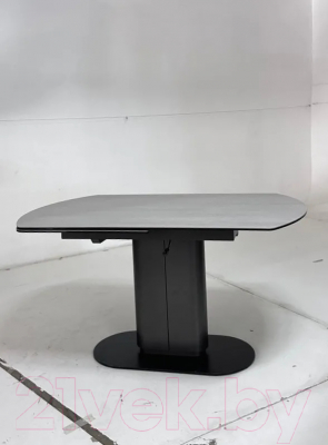 Обеденный стол M-City Kai 140 TL-58 / 626M05299 (темно-серый/черный)