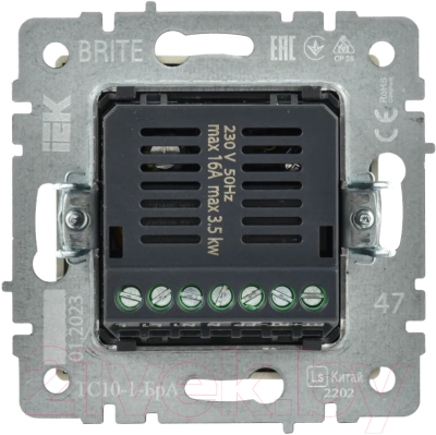 Термостат для климатической техники IEK Brite BR-RT11-K47