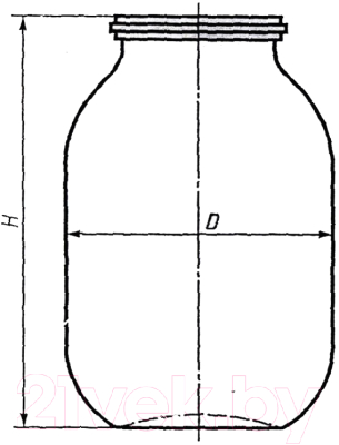 Набор банок для консервирования КСЗ 3л СКО (6шт)