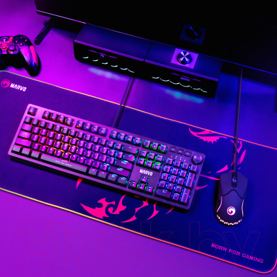 Коврик для мыши Marvo MG011 Deathstalker Scorpion+RGB
