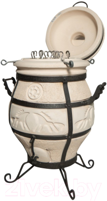 Тандыр Амфора СамОбжар (с откидной крышкой)