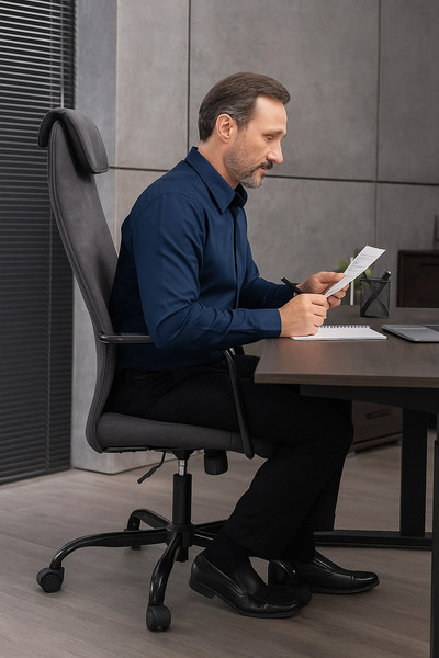 Кресло офисное Everprof Mars Black Fabric