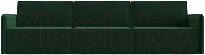 Диван Лига Диванов Либерти Лонг (велюр зеленый)