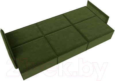 Диван Лига Диванов Либерти Лонг (микровельвет зеленый)