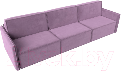 Диван Лига Диванов Либерти Лонг (микровельвет сиреневый)
