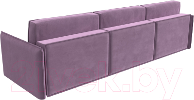 Диван Лига Диванов Либерти Лонг (микровельвет сиреневый)