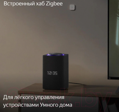 Умная колонка Яндекс Станция Макс с Zigbee YNDX-00053K (черный)