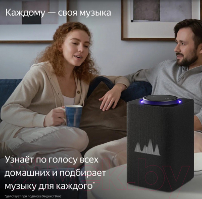 Умная колонка Яндекс Станция Макс с Zigbee YNDX-00053K (черный)