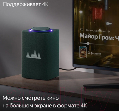 Умная колонка Яндекс Станция Макс с Zigbee YNDX-00053Z (зеленый)