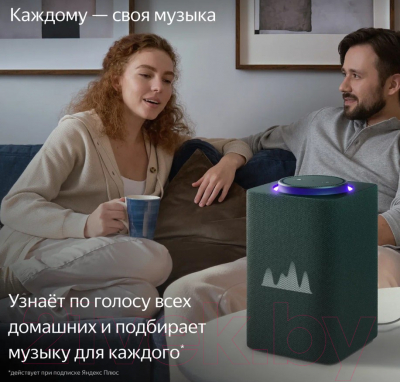 Умная колонка Яндекс Станция Макс с Zigbee YNDX-00053Z (зеленый)