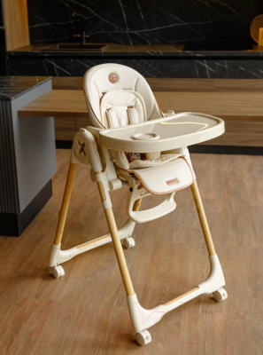 Стульчик для кормления Amarobaby Elegant / AB23-23EL/03 (бежевый)