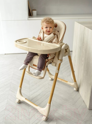 Стульчик для кормления Amarobaby Elegant / AB23-23EL/03 (бежевый)