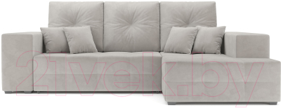 Диван угловой Mebel-Ars Монреаль правый (Cabrio 02 бежевый)