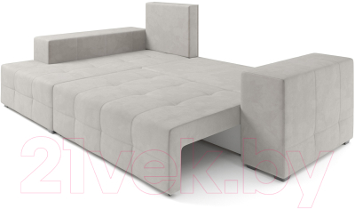 Диван угловой Mebel-Ars Монреаль левый (Cabrio 02 бежевый)