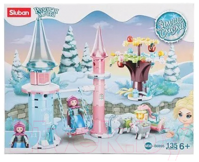 Конструктор Sluban Розовая мечта. Зимние сказки / M38-B0895 - фото