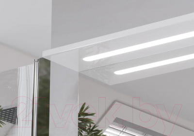 Шкаф с зеркалом для ванной Volna Joli 70 R (белый)