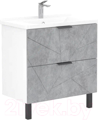 Тумба под умывальник Volna Twing 60.2Y Миранда (бетон) - фото