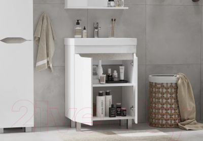 Тумба с умывальником Volna Lake 50.2D Тигода 50