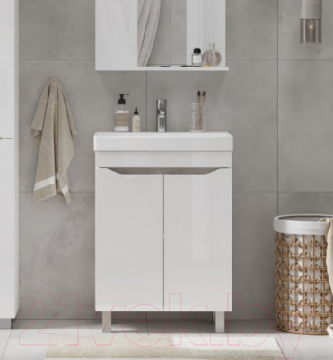 Тумба с умывальником Volna Lake 50.2D Тигода 50