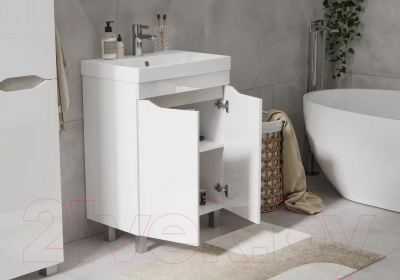 Тумба с умывальником Volna Lake 70.2D Lake 70 (напольная)