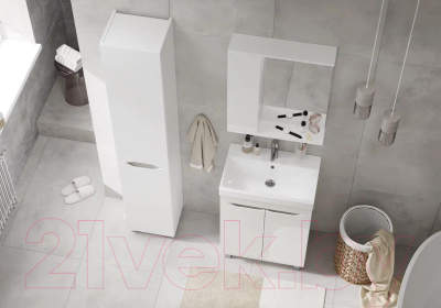 Тумба с умывальником Volna Lake 70.2D Lake 70 (напольная)