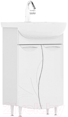 Тумба с умывальником Volna Adel 50.2D Ладога (напольная) - фото