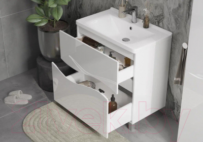 Тумба с умывальником Volna 80.2Y Миранда 80