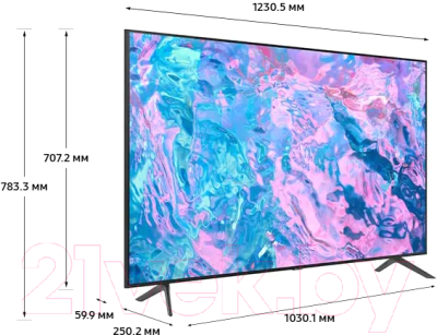 Телевизор Samsung UE55CU7100UXRU