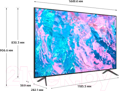 Телевизор Samsung UE65CU7100UXRU