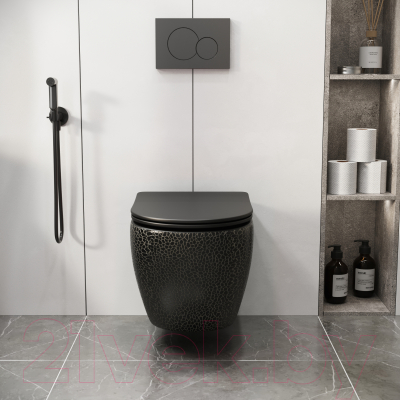 Унитаз подвесной Grossman Color GR-4411BBLS