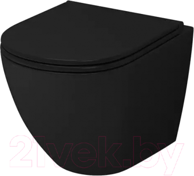 Унитаз подвесной Grossman Color GR-4455BMS (с сиденьем) - фото