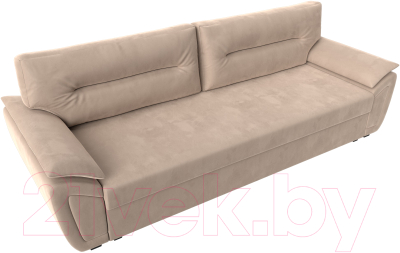 Диван Лига Диванов Нэстор Лайт (велюр бежевый)