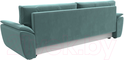 Диван Лига Диванов Нэстор Лайт (велюр бирюзовый)