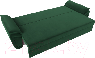 Диван Лига Диванов Нэстор Лайт (велюр зеленый)