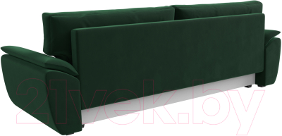 Диван Лига Диванов Нэстор Лайт (велюр зеленый)