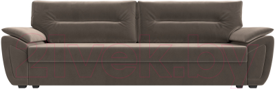 Диван Лига Диванов Нэстор Лайт (велюр коричневый)