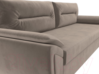 Диван Лига Диванов Нэстор Лайт (велюр коричневый)